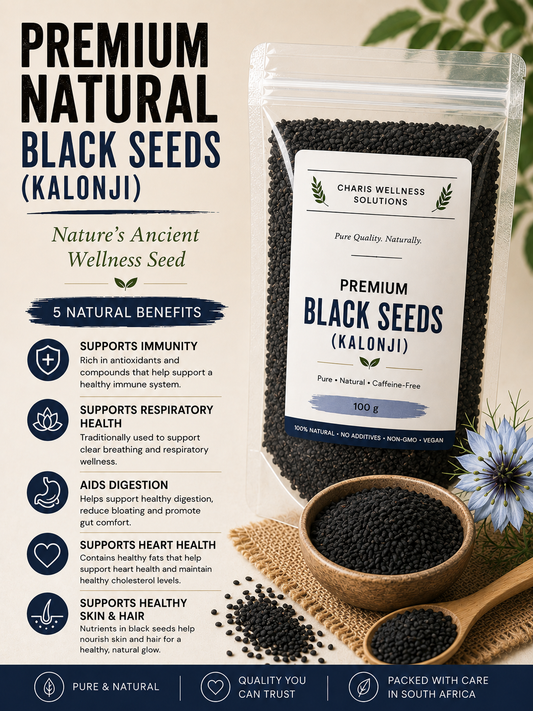 Premium Black Cumin Seeds (Kalonji) | 100% Natural | Rich in Nutrients
