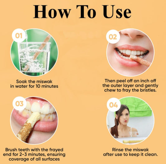Miswak Stick Toothbrush 8 inch