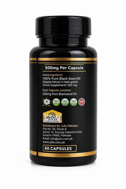 Black seed oil capsules (500mg)