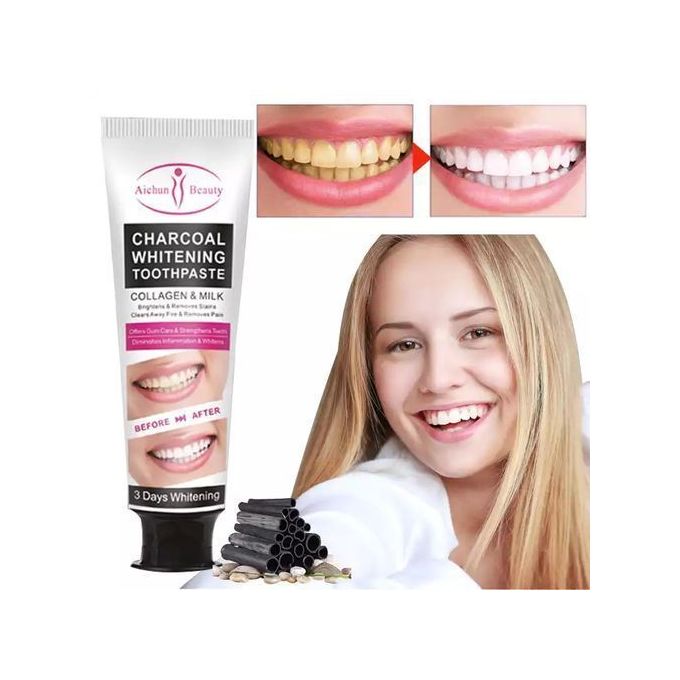 Charcoal whitening toothpaste – charisbeautydistributors