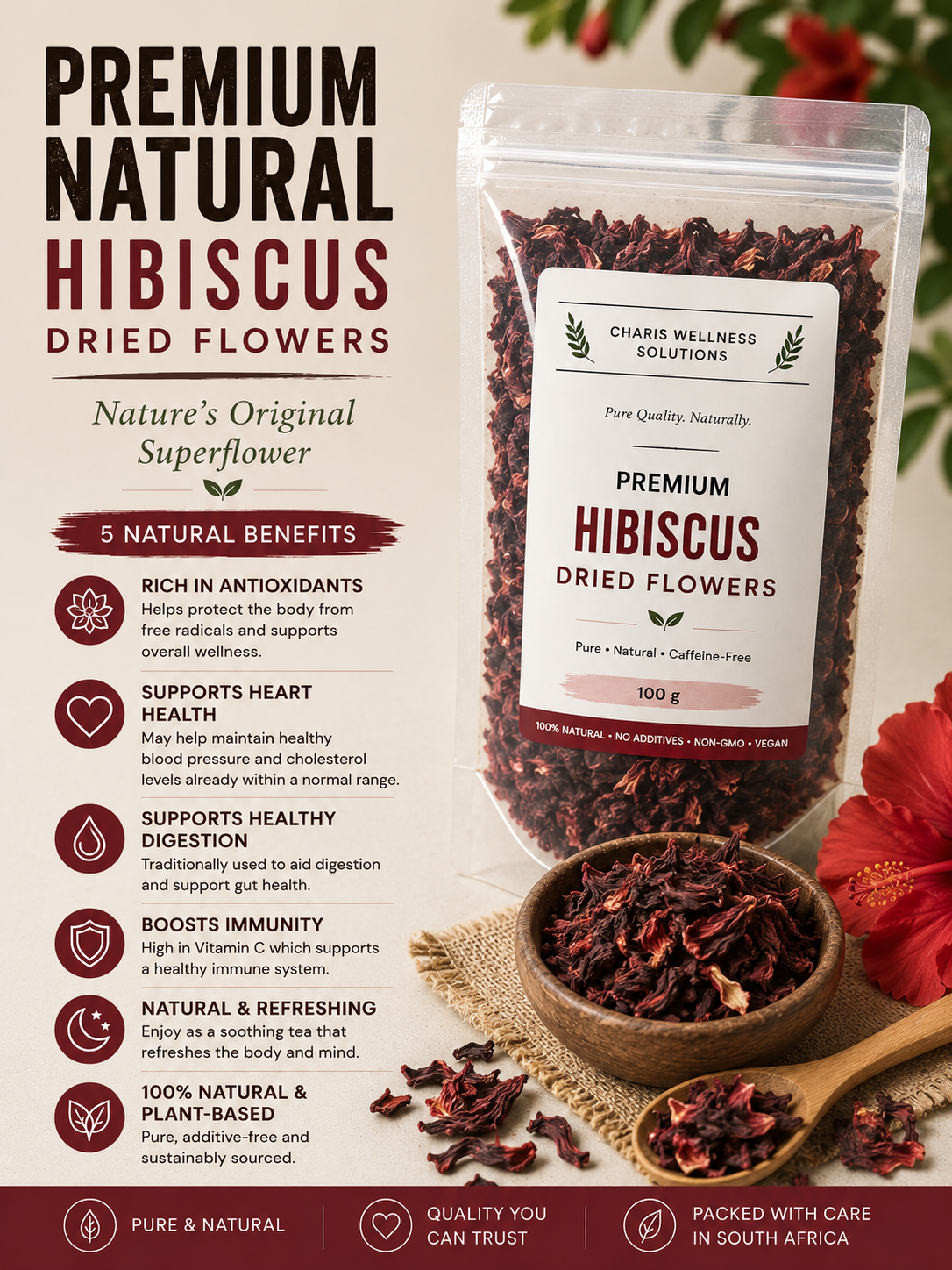 Hibiscus Fried Flowers