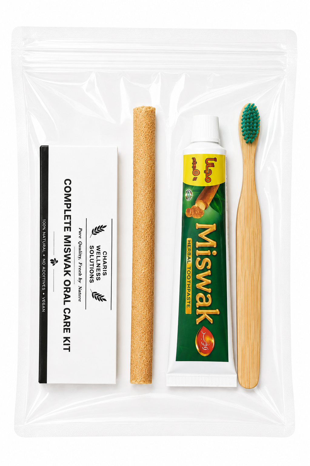 Complete Miswak Oral Care Kit – Natural Teeth Cleaning Set