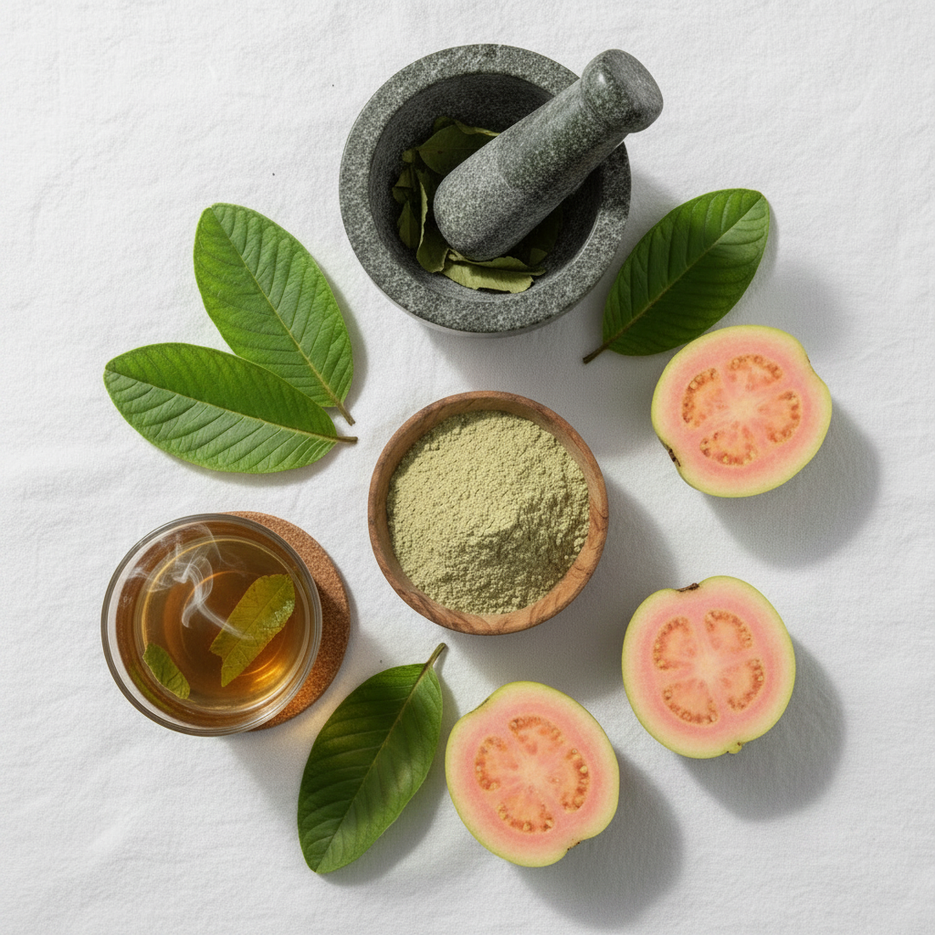 Premium Guava Leaf Powder | 100% Natural | Pure Guava Leaves